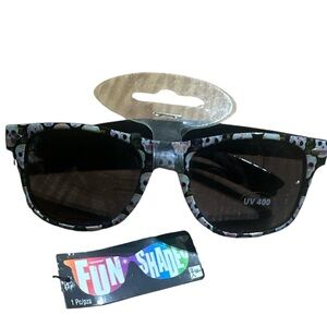 Fun Shades By Amscan Sugar Skull Sunglasses Ages 14+ Brand New With Tags!